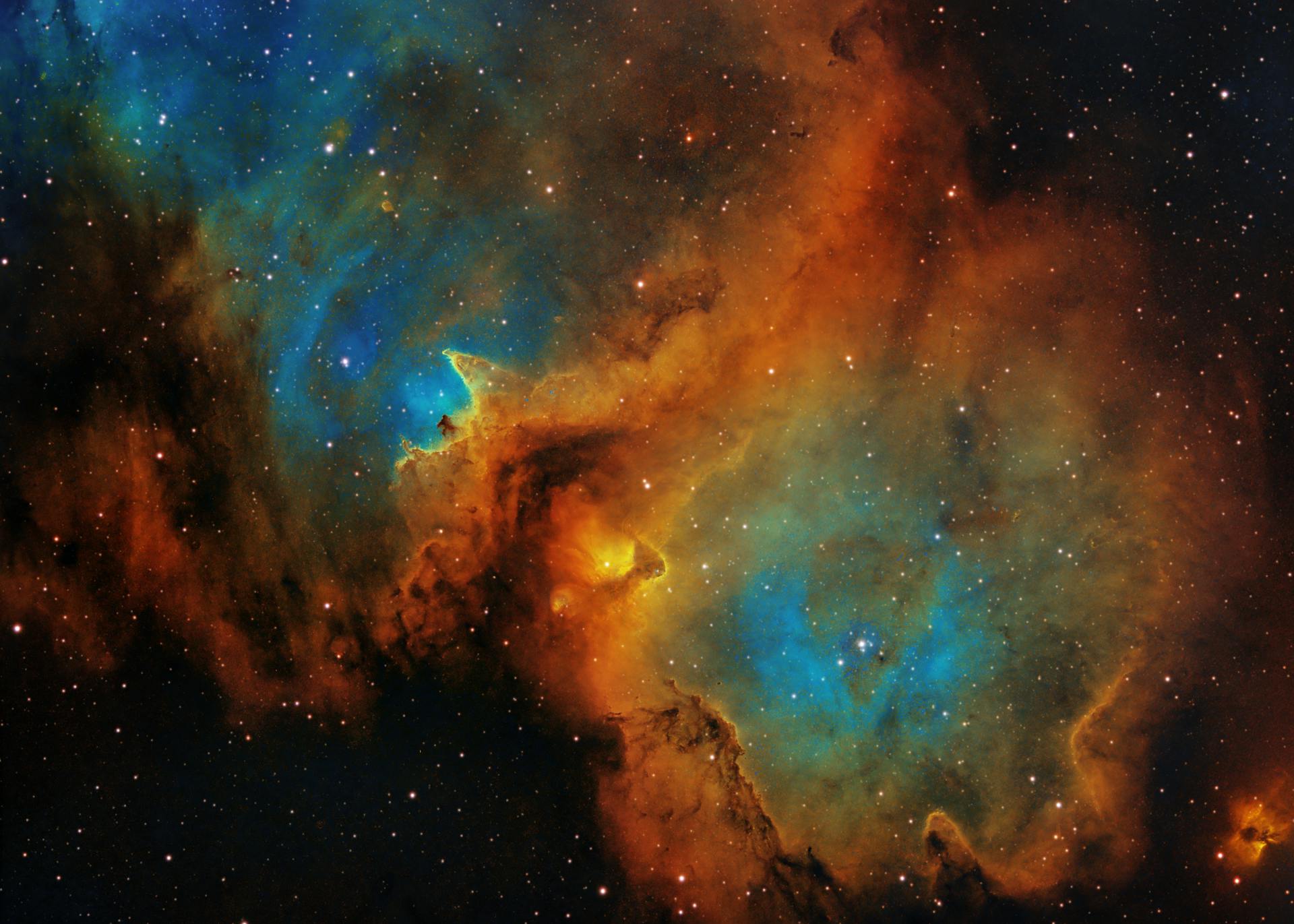 Astres - monde de voyance Paysage cosmique - univers de la spiritualité